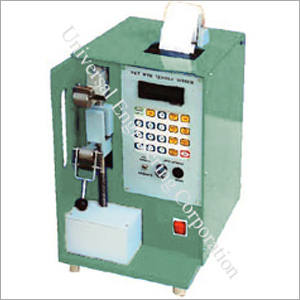 Wet Web Tensile Tester