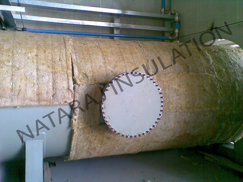 Insulation Of 2 Mtr Dia Pipe Application: Workshop  Factory