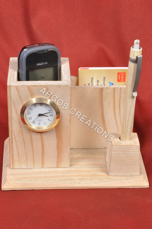 wooden Mobile + VC + Pen Satnd