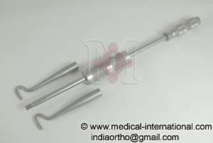 Extractor for Austin Moore Hip PROSTHESIS  with 2 hooks