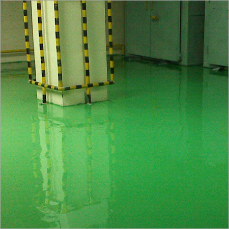 Colored Epoxy Flooring