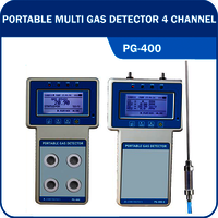 Portable Multi Gas Detector 4 Channel