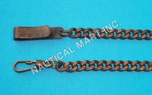 BRASS ANTIQUE CAIN OF KEY CHAINS 