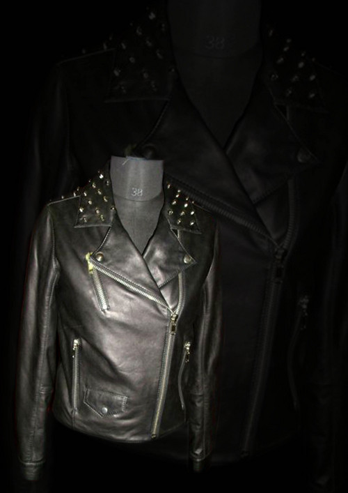 Collar Leather Jacket Exporter
