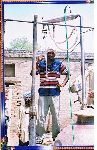 Making of Rose oil