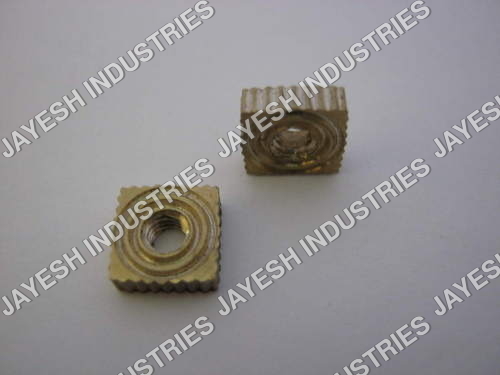 Brass Square Nut
