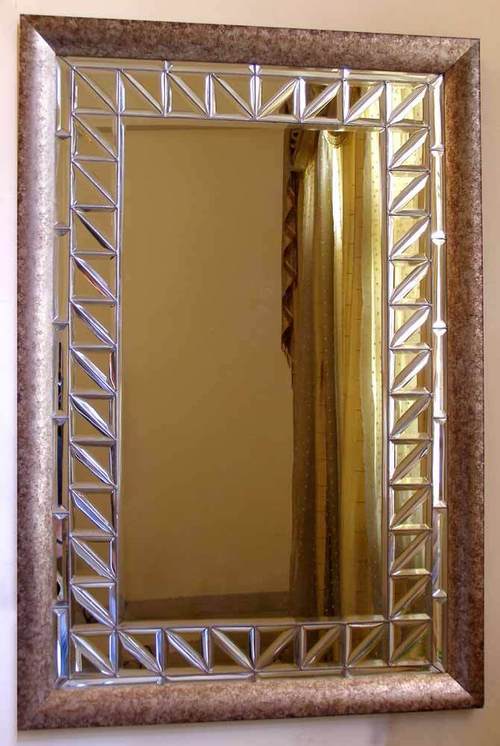 Abstract Triangles Glass