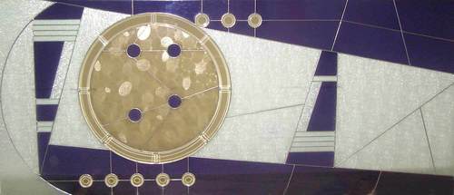 Abstract Circular Glass