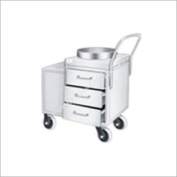 Tea Trolley - Stainless Steel 36x24x30 Inches | Durable Multi-tiered Mobile Smooth Rolling Spacious