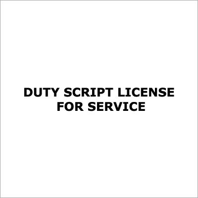 Duty Script License Services