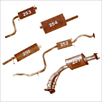 Rear Muffler Exhaust Pipes