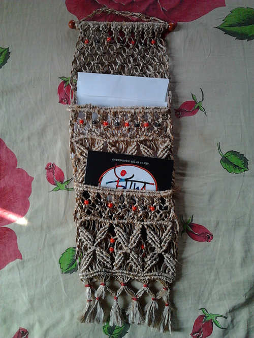 Jute Letter Holder
