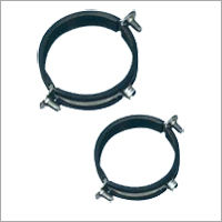 Light Type Metal Pipe Clamb with Rubber Protector without Double Thread Screw Wood Pitch