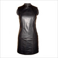 Black Leather Overcoat
