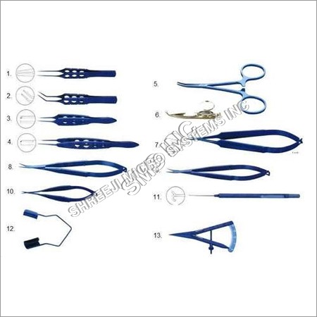 Ophthalmic Titanium Surgical Instruments