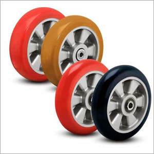 Polyurethane Wheels - Shore A Hardness, Variable Load Capacity, Red | Durable, Sturdy Design, Vibration Resistant, Smooth Movement