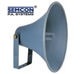 Semcon Reflex Horn - Aluminum 18", 20", 21" Grey, Loud Sound, Weatherproof, Easy Install