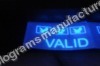 Hologram with invisible uv ink