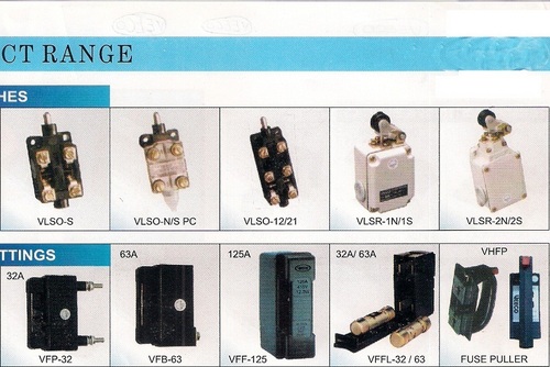 limit Switches & HRC Fuse Fittings