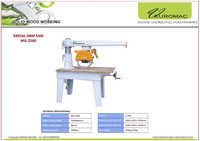 Radial Saw - Plastic Material, 40x30x60 Cm Dimensions, 5 Kg Weight | Adjustable Nozzle, Easy Operation, Low Maintenance, High Pressure