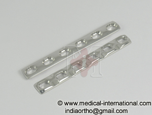 Narrow Dcp Plates - Stainless Steel, 4.6mm Thickness x 13.5mm Width, Holes 4-16 | High Strength, Corrosion Proof, Stable Fixation