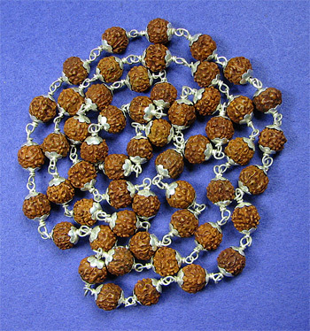 Rudrakshamala silver