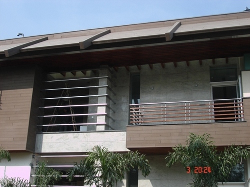 WPC Cladding - Wood-Plastic Composite, Various Dimensions, Brown Color | Easy Installation, 5-Year Warranty, Class B Fire Rating, 15 kg/mÂ² Weight