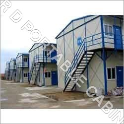 Multi Storey Portable Cabin Wall: 18 G Gi/Ms Sheet + 9 Mm Thermal Insulation