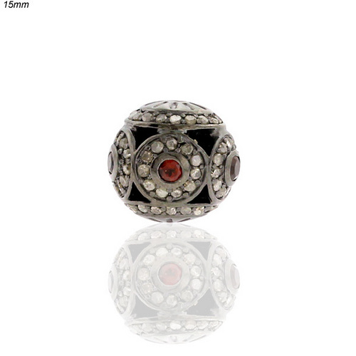 Sterling Silver Garnet Finding
