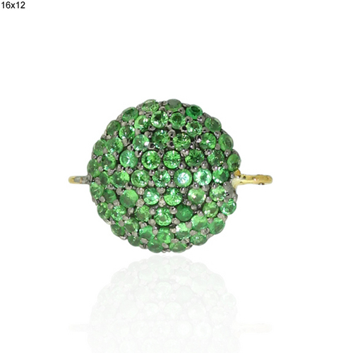 14k Gold Tsavorite Finding