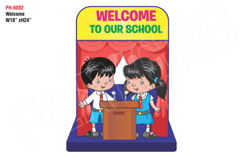 Welcome - Educational Wall Cutout Designed For: Children