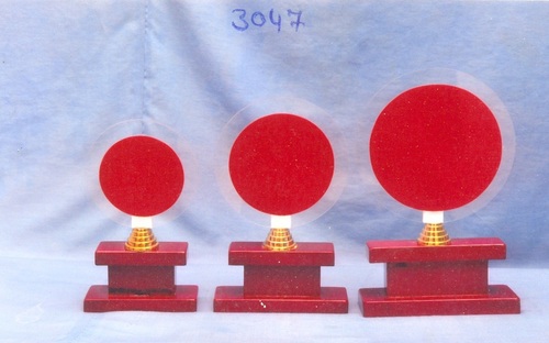 Acrylic Trophies with Wooden Base