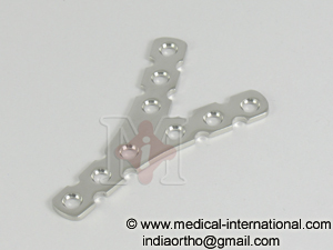 Y Plate For 3.5mm Screws - Stainless Steel, 2.0mm Thick, 10mm Wide, 6/9/12 Holes, 11mm Spacing | Strong Fixation, Distal Humerus, 3.5mm & 4.0mm Screws