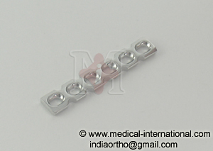 STRAIGHT RECONSTRUCTION PLATES FOR  2.7MM SCREWS