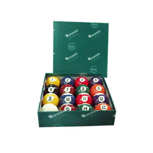 Snooker Ball Sets - Phenolic Resin, 52.5mm Diameter, Multicolor | Consistent Bounce, Durable, Precisely Made, Tournament Ready
