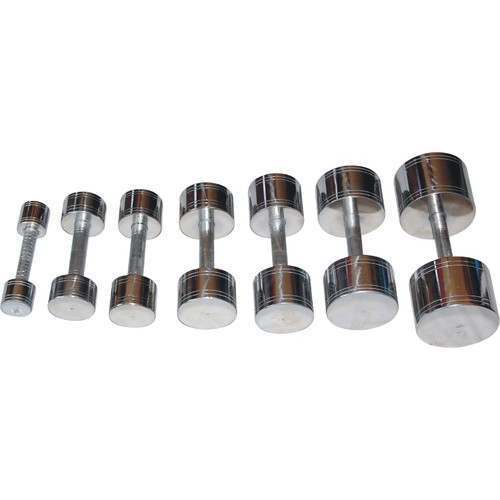 STEEL CHROME DUMBELLS