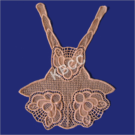 Colored Embroidery Neck