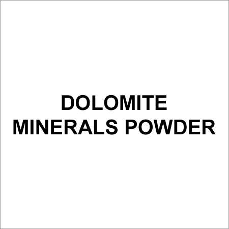 Dolomite Minerals Powder