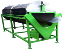 Rotary Fruit Vegetable Washing Machine - Stainless Steel, 8ft Drum Length, 9.3ft Overall Length, 1.5hp Motor | Washes Mangoes, Apples, Tomatoes, Carrots