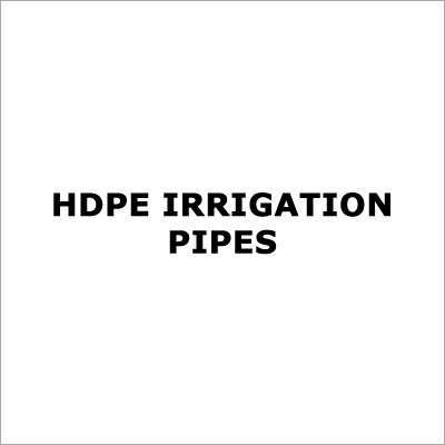 Hdpe Irrigation Pipes