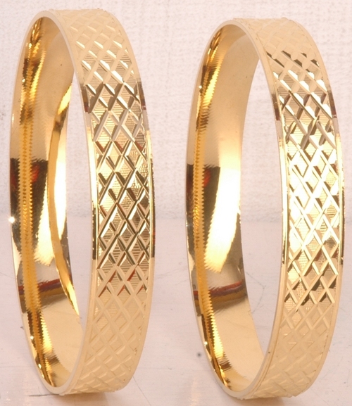 Gold Plated Metal Bangles