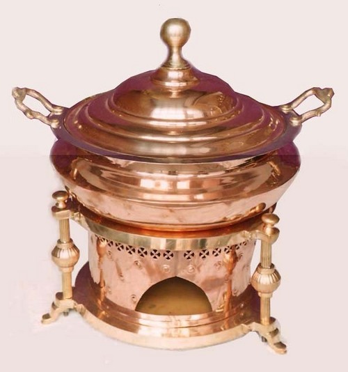 Round Chafing Dish With Burner