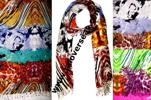 Digital Paisley Print Stole