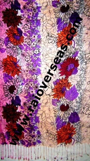Fancy floral stole
