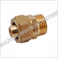Reducing Brass Compression Male Connector
