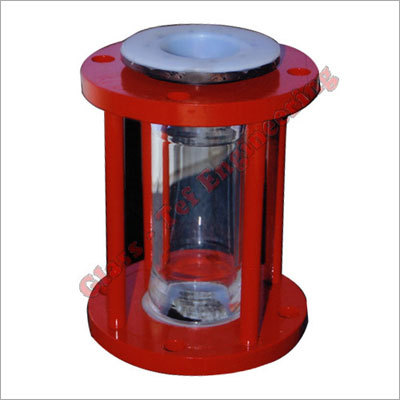 Fep-Pfa Lined Sight Glass - Color: Red