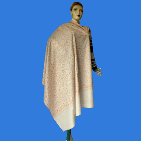 Pure Pashmina Shawl with Needle Work