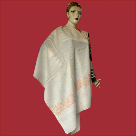 Pure Pashmina Stole with Emb