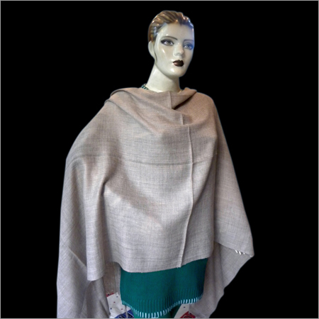 Plain Pure Pashmina Stole Natural Colour