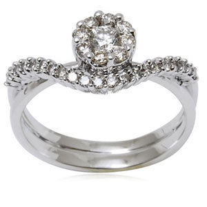 Diamond Ring Pressure Setted rings